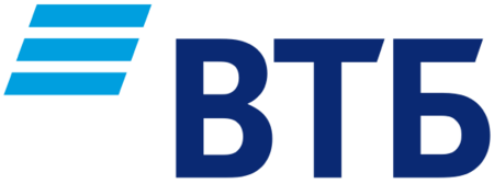 Логотип банка ВТБ